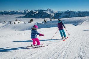 Panorama sur le domaine skiable d'Aillons-Margériaz