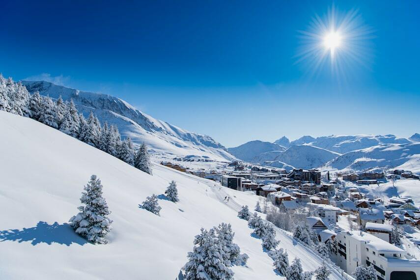 Village de la station de l'Alpe d'Huez