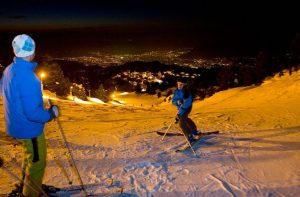 Domaine skiable nocturne de Chamrousse