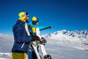 Panorama sur le domaine skiable de Crest-Voland Cohennoz