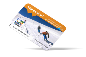 Support de forfaits de ski Skidata Arêches-Beaufort